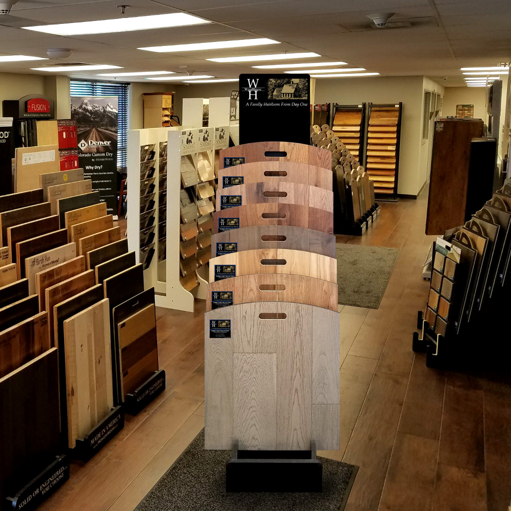 Woodhouse hardwood flooring sample display