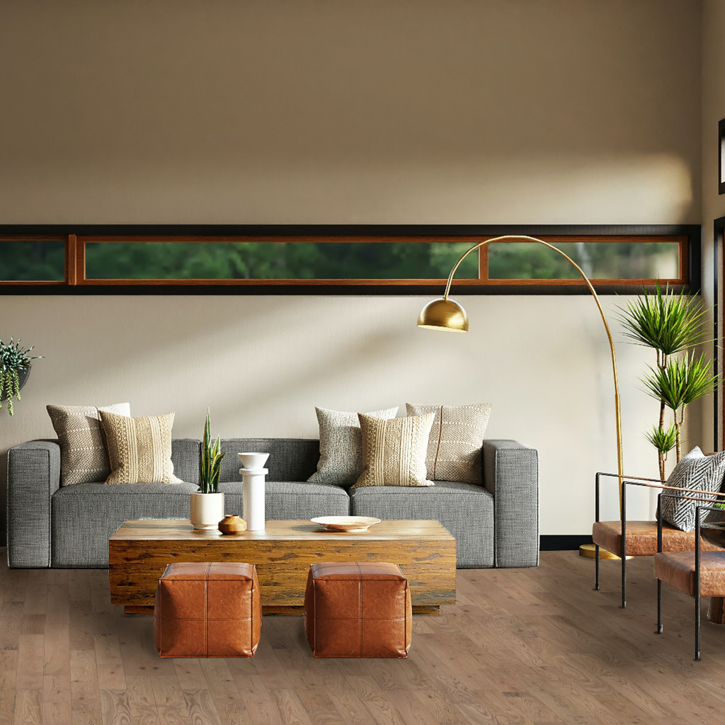 Woodhouse, Ellingwood Rocky Mountain, Engineered Wood Floor shown in a living room