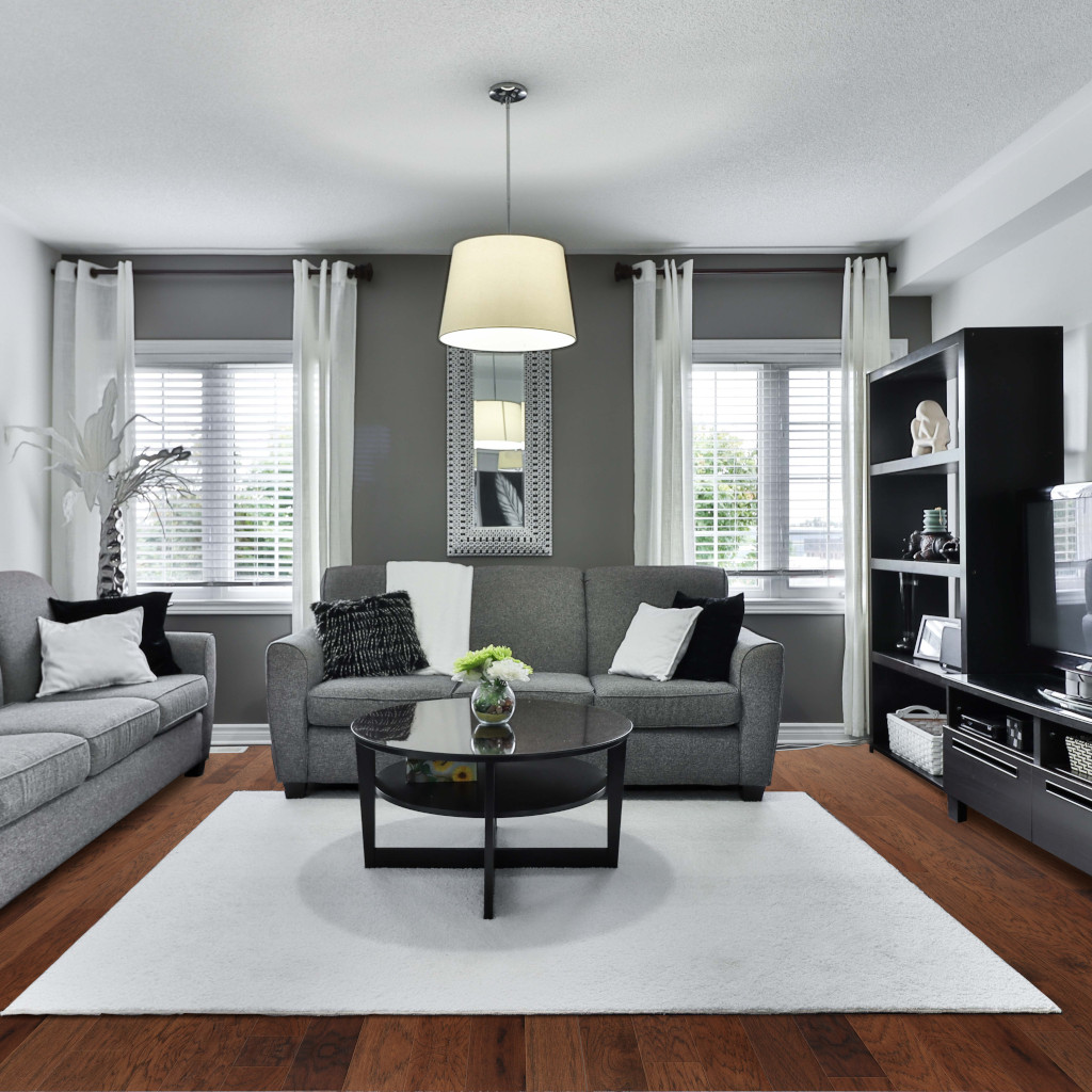 Woodhouse, Imperial Rolling Dunes, Engineered Wood Floor shown in a living room